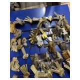 Vintage Brass and Metal Keys Assortment Collection