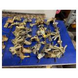 Vintage Brass and Metal Keys Assortment Collection