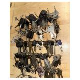 Bulk Lot of Key Blanks and Assorted House Keys