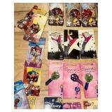 Collection of 50 Themed House Keys featuring Disney and Rock Music Designs