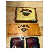 Camel Memorabilia Collection: Lighters, Cigarette Holder, and Tray