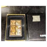 Zippo Lighter with Brass Camel Designs in Original Box