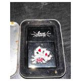 Lucky 7s Sailor Jerry Zippo Lighter in Tin Case
