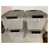 19 Quart Stack and Pull Totes