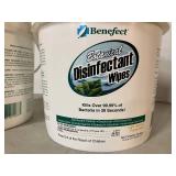 Disinfecting Wipes in Dispenser Buckets