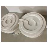 Disinfecting Wipes in Dispenser Buckets