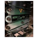 MSRP $3000 NEW High Quality NestaFlex 200 Series Expandable Portable Roller Conveyors System -Black PVC coating on every roller - 18" Wide Expandable Up To 12