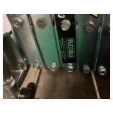 MSRP $3000 NEW High Quality NestaFlex 200 Series Expandable Portable Roller Conveyors System -Black PVC coating on every roller - 18" Wide Expandable Up To 12