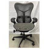 MSRP $1250 Herman Miller Mirra 2 Chair — Experience next-level comfort with this ergonomic powerhouse. Offers flexible support, smooth recline, and a unique Loop Spine for perfect posture all day lo