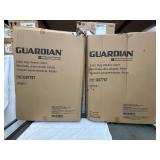 Set of 2 NEW in box Guardian Extra Duty Adult Walkers – Heavy-Duty, Lightweight Aluminum, Two-Button Folding for Narrow Spaces, Extra-Wide Frame, Supports Up to 400 lbs, Folds to 4.5" for Easy Trans