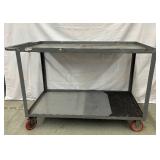 Heavy-Duty Little Giant Rolling Utility Cart — Built to Last with Rugged All-Welded Steel and Tough Powder-Coated Finish. Smooth-Glide Non-Marking Casters Handle Heavy Loads. Perfect for Any Job Tha