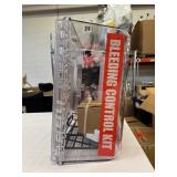 MSRP $5000 Lot Of 5 NEW in Boxes! NAR Public Access Bleeding Control Kit – Includes 8 Individual Kits & Wall Case! Be ready to respond fast in an emergency. Each kit is packed with life-saving e