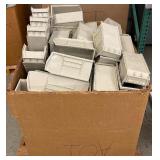 Massive Lot In Huge Gaylord of AkroBins by Akro-Mils in the Color Stone – Stackable Plastic Storage Bins Made in the USA – Various Sizes for Versatile Organization and Durable Storage Solutions - 