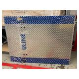 MSRP $500 Uline H-1833 Dock Plate 36x48 -1,764 lb Capacity! Heavy-duty aluminum plate bridges the gap between trucks & docks for safe, easy loading. Portable design with built-in handles & dia