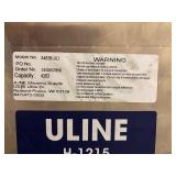 MSRP $500 Uline H-1215 Aluminum Dock Plate 48x36" – 4,383 lb Capacity with Safety Legs & Carry Handles Heavy-duty, skid-resistant surface with 11° bend for smooth transitions between dock and t