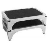 Lot of 2 Add-A-Unit Step-Stands – Stackable, Lockable, Lightweight (Only 8 lbs Each)! Easily Link End-to-End – Saves Floor Space, Stays Secure & Built Tough for Versatile Use!