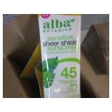 (EC1) 12 Tubes of Alba Botanica Sun...