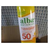 (EC1) 6 Cans of Alba Botanica Sunsc...