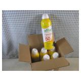 (EC1) 6 Cans of Alba Botanica Sunsc...