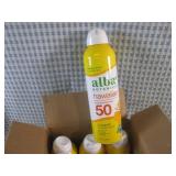(EC1) 6 Cans of Alba Botanica Sunsc...