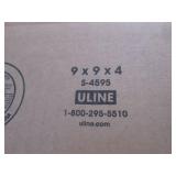 (A-2) Bundle of 25 Uline 9x9x4 Boxe...
