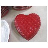 (EW3) 21 Heart Shaped Metal Cake Pa...