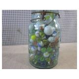 (BSB) Jar of Assorted Marbles in Vi...