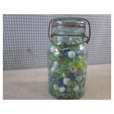 (BSB) Jar of Assorted Marbles in Vi...