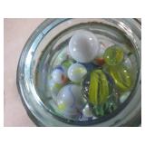 (BSB) Jar of Assorted Marbles in Vi...