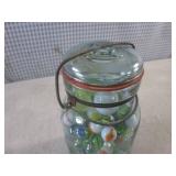 (BSB) Jar of Assorted Marbles in Vi...