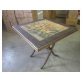(EW7) Vintage Wood Folding Table wi...
