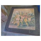 (EW7) Vintage Wood Folding Table wi...