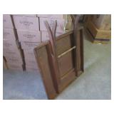(EW7) Vintage Wood Folding Table wi...