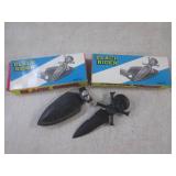 (EC1) 3 - 5 1/2" Black Rider Skull ...