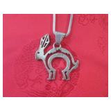 (CNTR) Sterling Silver Rabbit Penda...