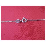 (CNTR) 925 Silver 18" Necklace Stam...