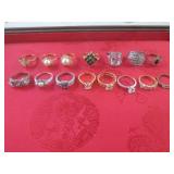 (CNTR) Assortment of Fashion Rings ...