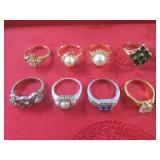 (CNTR) Assortment of Fashion Rings ...