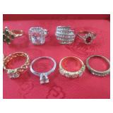(CNTR) Assortment of Fashion Rings ...