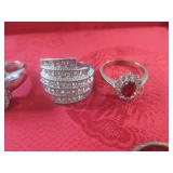 (CNTR) Assortment of Fashion Rings ...