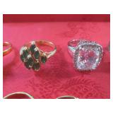 (CNTR) Assortment of Fashion Rings ...
