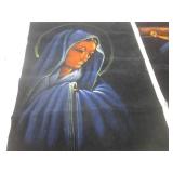 (CSB) 2 Vintage Velvet Paintings 25...