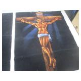 (CSB) 2 Vintage Velvet Paintings 25...