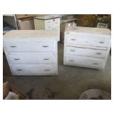 (A-1) 2 Wood 3-Drawer Cabinets - 36...