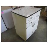 (A-1) Metal 3-Drawer Cabinet with L...