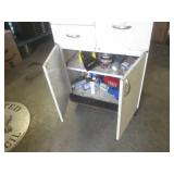 (A-1) Metal 3-Drawer Cabinet with L...