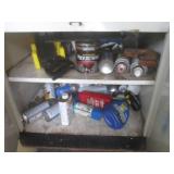 (A-1) Metal 3-Drawer Cabinet with L...