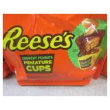 (B-1) 3 Share Pack Bags of Reeses M...