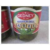 (C-3) 2 Jars of Gedney Kosher Dill ...