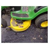 Low Hours John Deere D110 42 INCH Riding Mower With Twin Bagger